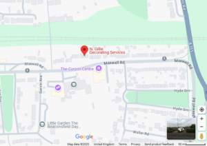 Google Map - Nigel Gillie decorating services